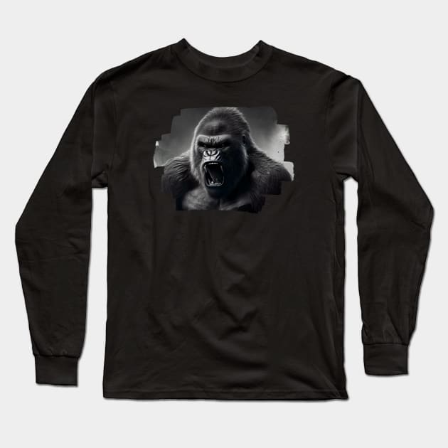 king kong Long Sleeve T-Shirt by Pixy Official